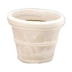 A white flower pot topped with a white lid, emphasizing a clean and minimalist aesthetic.