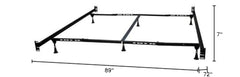 California King Steel Bed Frame w/ Brackets