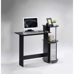 Fast Furnishings Contemporary Computer Desk Black Grey
