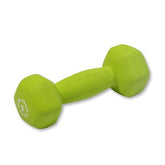 Tools (BSTND3) Neoprene Dumbbell for Weight and Aerobic Strength Training, Pilates & Physical Therapy, Hand Weights for Men and Women, Commercial and Home Gym Free Weights Hex End Dumbbells, Green, 3lbs Single