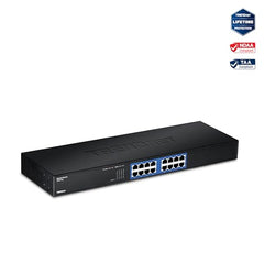 TRENDnet TEG-S16G 16-Port Unmanaged Gigabit Switch, Rack Mountable