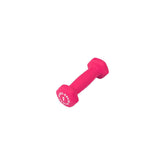Tools (BSTND1) Neoprene Dumbbell for Weight and Aerobic Strength Training, Pilates & Physical Therapy, Hand Weights for Men and Women, Commercial and Home Gym Free Weights Hex End Dumbbells, Pink, 1lbs Single