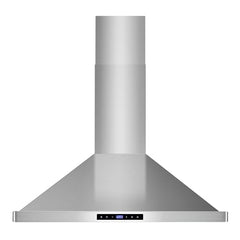 COS-63175S 30 in. Vista Collection 380 CFM Ducted Wall Mount Range Hood, Touch Controls, LED Lights, Stainless Steel
