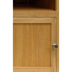 Simple End Table Nightstand Accent in Natural Finish