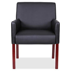 Full-Sided Arms Leather Guest Chair