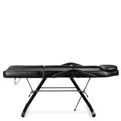 Black Adjustable Massage Bed Salon Chair w/ Stool