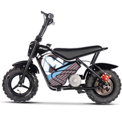 MotoTec 24v 250w Electric Powered Mini Bike Black