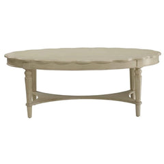 Fordon Oval Coffee Table in Antique White