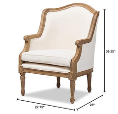 ASS292Mi CG4 Living-Room-Chairs, 26.25 x 27.75 x 26 Inches, Beige