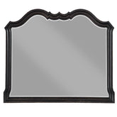 Chelmsford Contemporary Wooden Frame Dresser Mirror in Antique Black