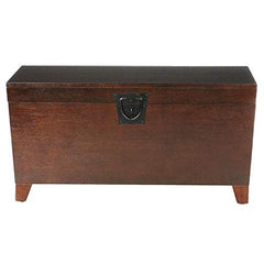Fast Furnishings Contemporary Lift Top Coffee Table Trunk Espresso Finish
