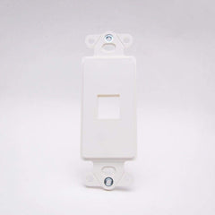 Vanco 820321 Wp Keyst Decor 1 Port WHT