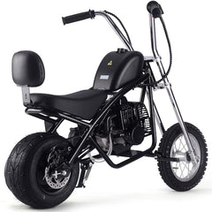 MotoTec 49cc Gas Mini Chopper V2, Pull Start Engine, 23 Mile Range, Black