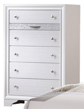 Naima Wood 6-Drawers Bedroom Chest in White