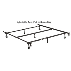 Twin/Full/Queen Adjustable Metal Bed Frame w/ Brackets