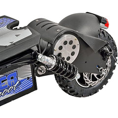 MotoTec UberScoot 1600w 48v Electric Scooter, Black, Large