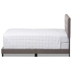 Brookfield Grid-Tufting Bed Grey/King