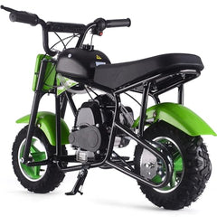 49cc Mini Dirt Bike, Gas Powered 2-Stroke Engine, Black and Green