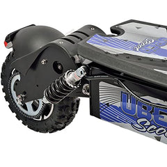 MotoTec UberScoot 1600w 48v Electric Scooter, Black, Large