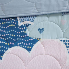 Fast Furnishings Full/Queen Kids Unicorn Quilt Set
