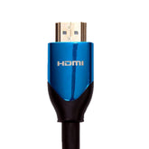 High-definition HDMI cable featuring dual connectors, suitable for connecting various electronic devices for optimal performance.
