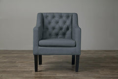 Brittany Club Chair, Gray
