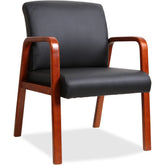 Guest Chair, Black/Cherry