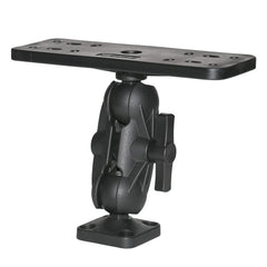 Scotty 0163 Ball Mount Fish Finder and Universal Mounting Plate, Black, Large