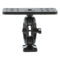 Scotty 0163 Ball Mount Fish Finder and Universal Mounting Plate, Black, Large