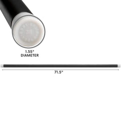 Rubber Padded Weighted Bar - Stretching Weight Exercise Bars for Physical Therapy, Body Toning, Aerobics, Yoga, Pilates