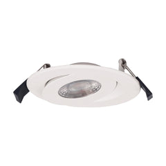 WAC Lotos 4" LED Round Adjustable Recessed Light, 5-CCT, White