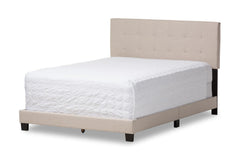 Brookfield Modern and Contemporary Beige Fabric Upholstered Grid-tufting Full Size Bed