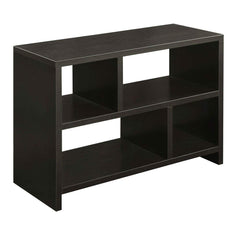 Modern 2-Shelf Console Table in Espresso Finish