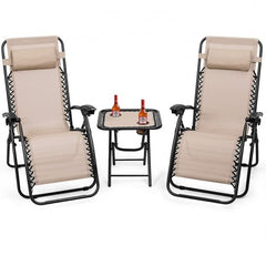 A pair of reclining chairs with a small table featuring a bottle of wine, perfect for a leisurely evening.