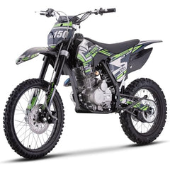 MotoTec X4 150cc 4-Stroke Gas Dirt Bike Black, 76x32x47, (MT-DB-X4-150cc_Black)