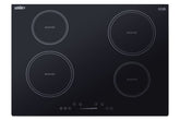 30" Induction Cooktop, 4 Cooking Zones, 208-240V Electric Cooktop, ADA Compliant Design, Black - SINC4B301B