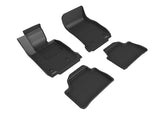 Custom Fit Kagu Floor Mat (Black) Compatible with BMW 2 Series (F22) 2014-2021 - Full Set