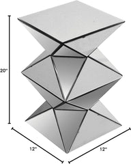 Nyoka Pedestal Stand - 97308 - Mirrored