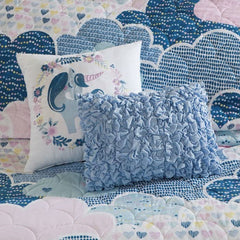 Fast Furnishings Full/Queen Kids Unicorn Quilt Set