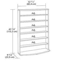 6-Shelf Bookcase