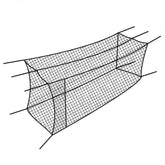Heavy-Duty Extra-Strength Twisted Rubber Baseball/Softball Training Batting Cage Net, 30 x 12 x 10 Feet