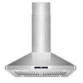 COS-63ISS75 30 in. Lumin Collection 380 CFM Ducted Island Range Hood, Soft Touch Controls, LED Lights, Stainless Steel
