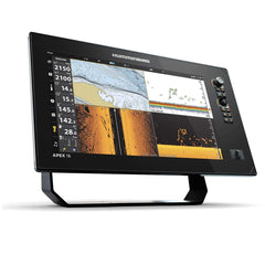 APEX 16 CHARTPLOTTER GPS Fish Finder with Transducer, MEGA Side Imaging+ & HD Touchscreen Display