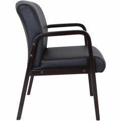 Guest Chair, Black/Espresso