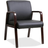 Guest Chair, Black/Espresso