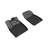 Custom Fit Kagu Floor Mat (Black) Compatible with Volkswagen ID.4 / Audi Q4 E-Tron 2021-2024 - Front Row