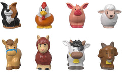 Little People Toddler Toys Farm Animal Friends 8-Piece Figure Set for Pretend Play Ages 1+ Years