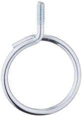 A metal ring with a prominent screw, highlighting its design and functionality for fastening purposes.