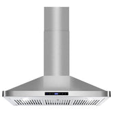 COS-63190S 36 in. Vista Collection 380 CFM Ducted Wall Mount Range Hood, Touch Controls, LED Lights, Stainless Steel