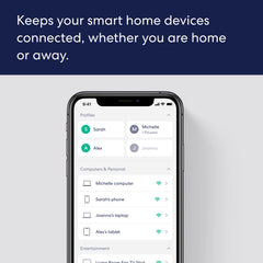 Amazon eero 6 Mesh WiFi Router, 1Gbps, 1500 sq ft, 1-Pack